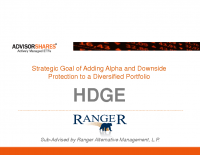 HDGE Investor Presentation