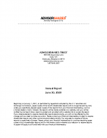 AdvisorShares Annual Report June 30 2020