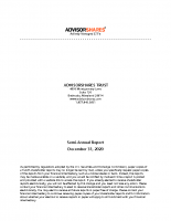 AdvisorShares Semi-Annual Report December 31 2020