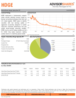 HDGE Factsheet