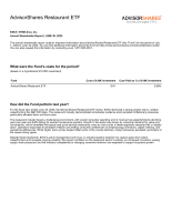 TSR-AdvisorSharesRestaurantETFAnnual